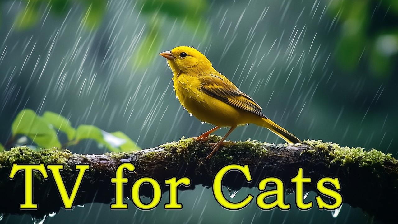 Colorful Birds in The Trees ~ Mesmerizing Cat TV