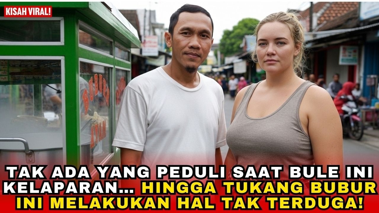 BULE INI HAMPIR DI DEPORTASI,NAMUN TUKANG BUBUR INI YANG MENJADI PENYELAMAT!