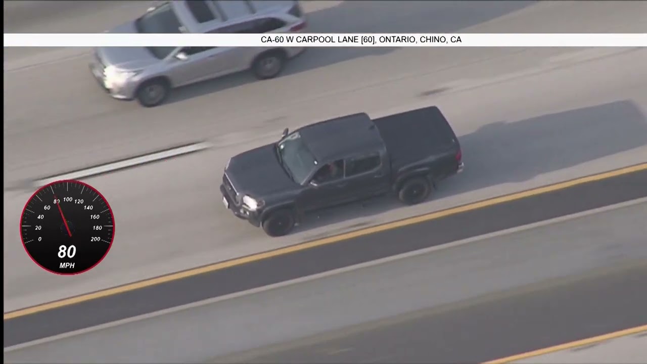 04/06/21: Murder Suspect Leads Chase In A Pickup Truck!