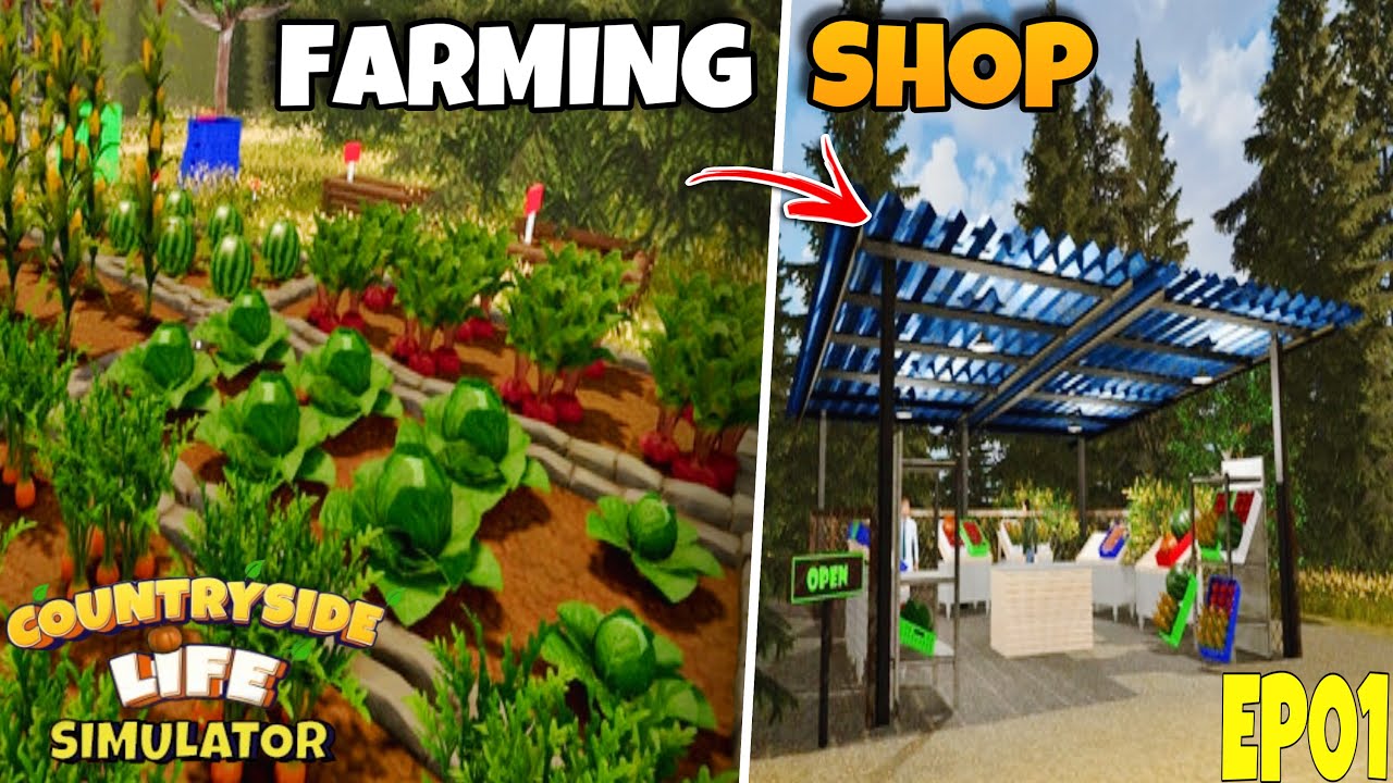 I OPEN MY OWN FARMING SHOP | Countryside Life Simulator HINDI EP01 | Flynn Gamerz