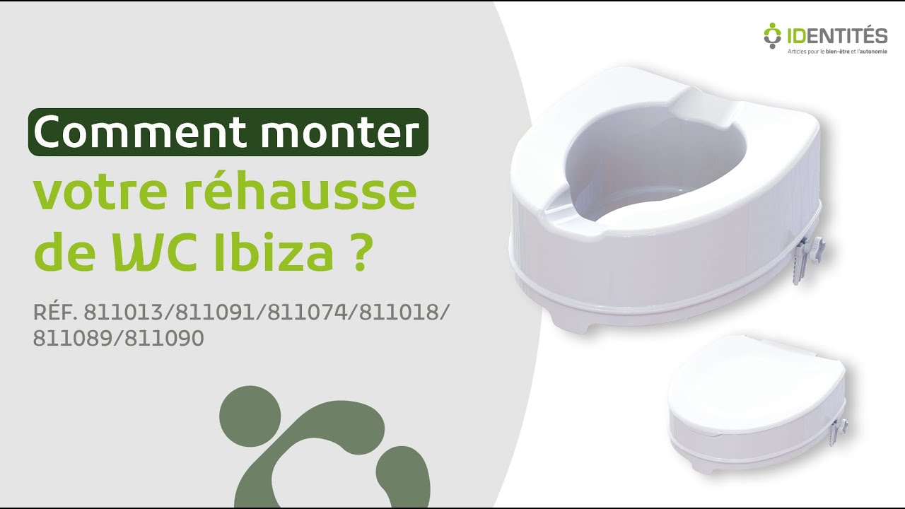 Comment installer votre rehausse WC IBIZA ? - RÉF 811018/89/90