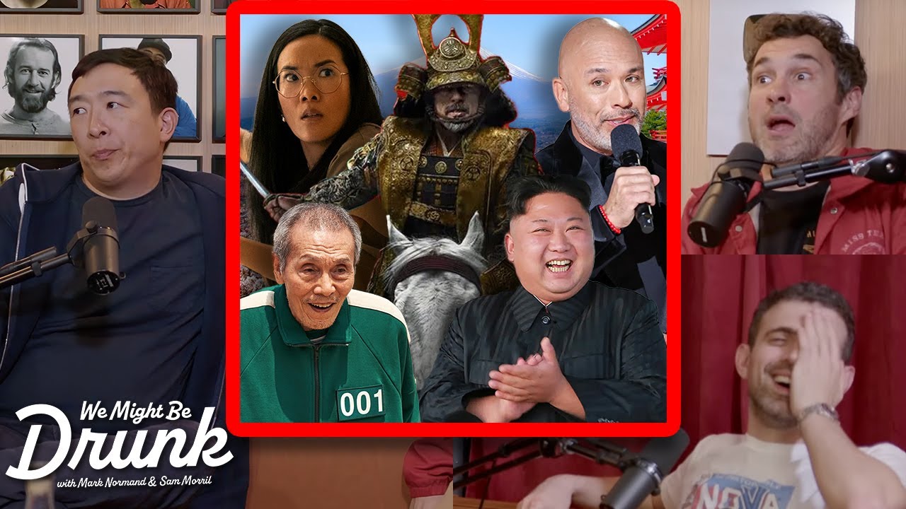 Mark Normand's Asian Jokes BOMB! | Andrew Yang on We Might Be Drunk