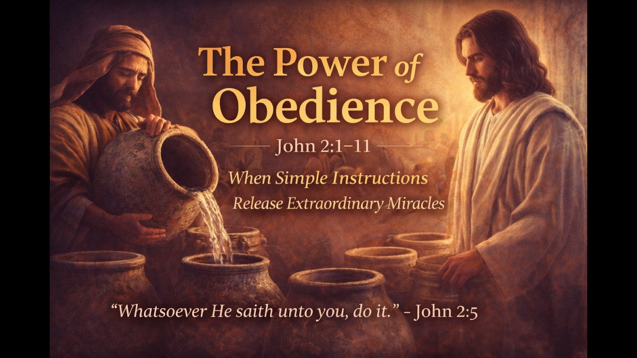 The Power of Obedience Jn 2: 1-11