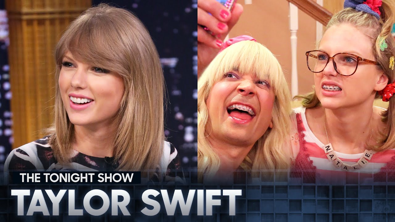 Taylor Swift Does Ew! with Jimmy, Shows Off Her Gnarly Glue Gun Scar | Fallon Flashback