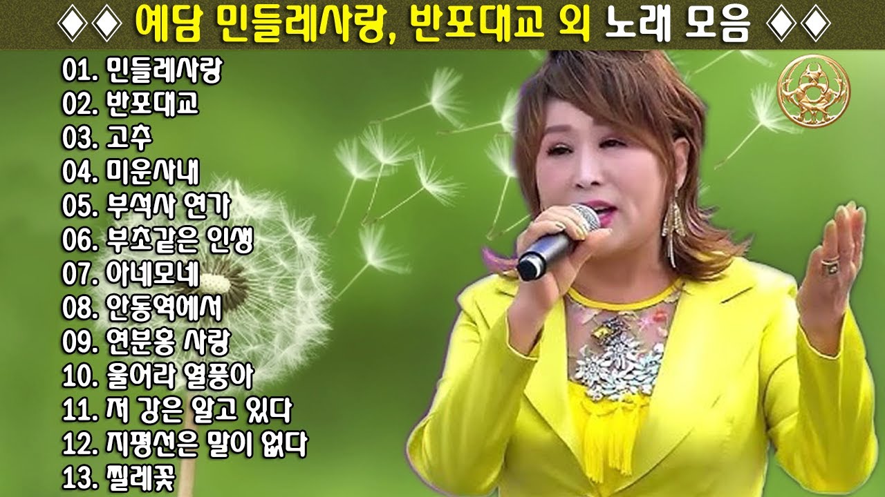◈◈ 예담 민들레사랑, 반포대교 외 노래 모음 ◈◈