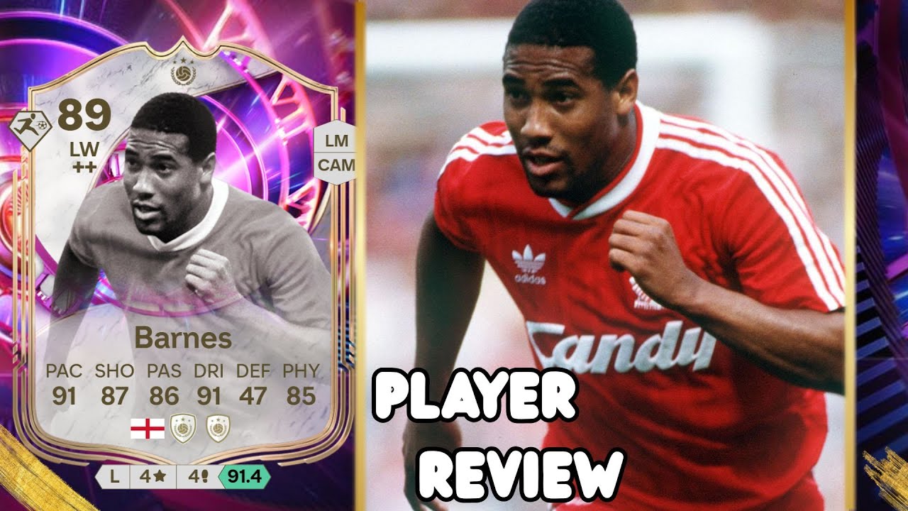 QUE GRAN CARTA!! JOHN BARNES ICONO DISTORSION TEMPORAL 89 REVIEW | EA FC 26 JOHN BARNES 89 REVIEW