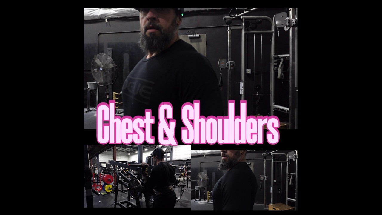 Chest-Shoulders-Arms and a Chiropractic Treatment #deload #selfimprovement #selfcare #lifter #chest