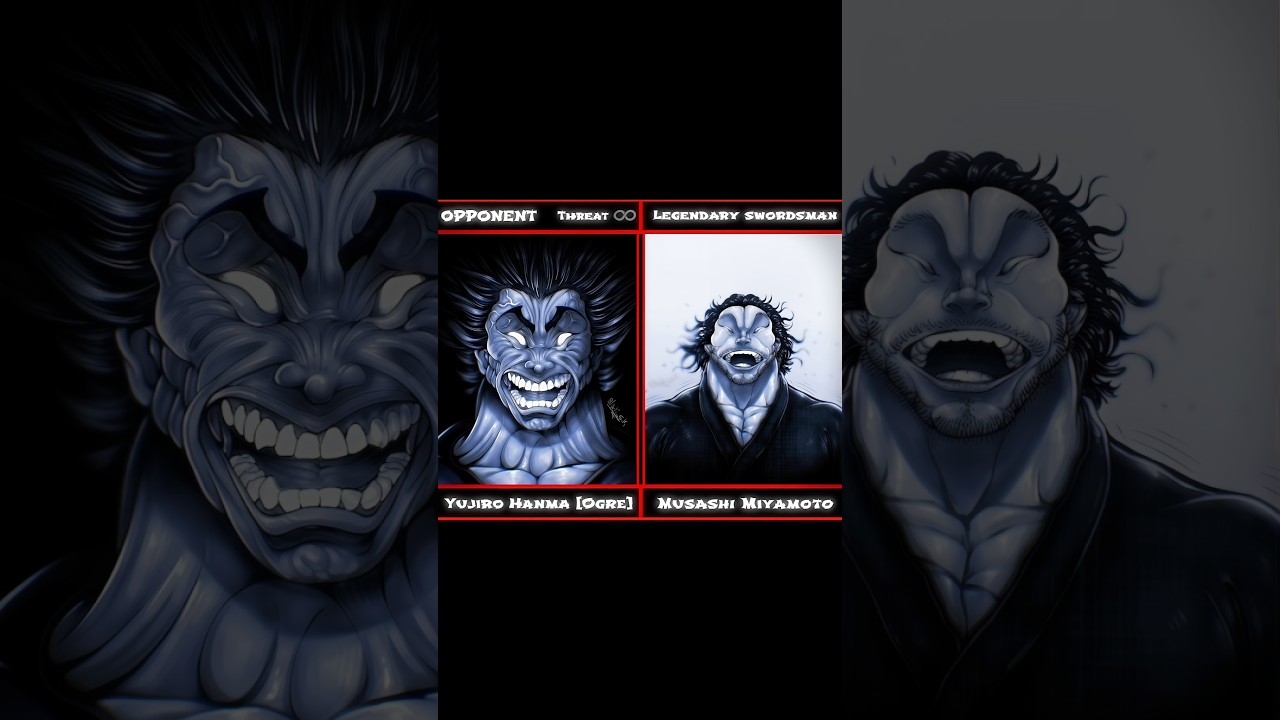 MUSASHI MIYAMOTO VS BAKI CHARACTERS🔥 #baki