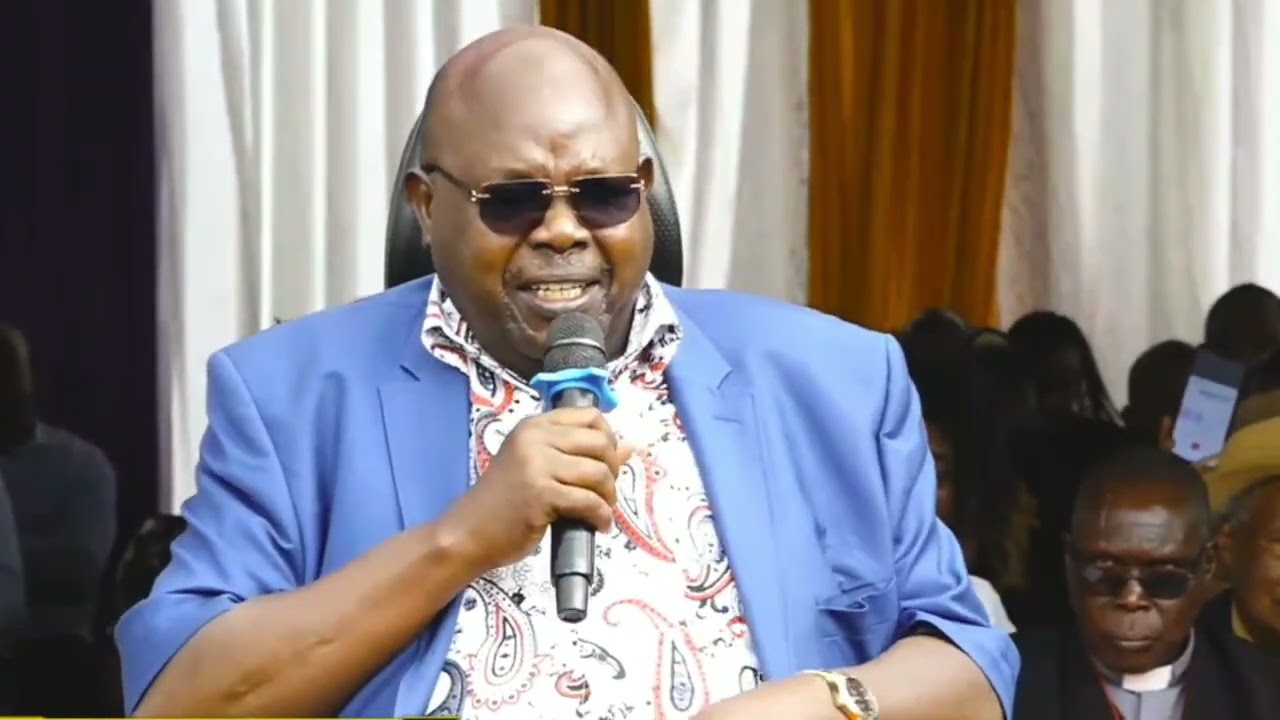 Speaking in Rongai, Nakuru County during the funeral ceremony of Mama Priscilla Cherono Chepngwor