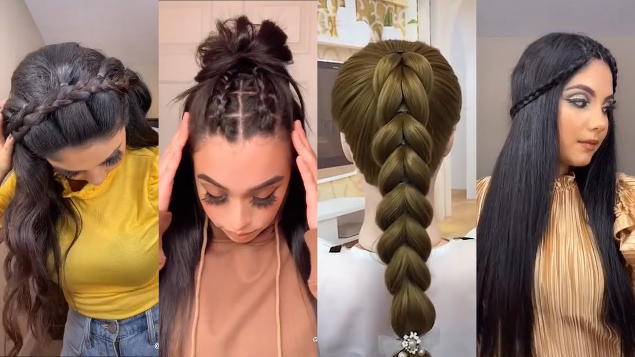 😍✂️PEINADOS LINDOS Y FÁCILES CON TRENZAS | Recopilación tiktoks tendencias 2021
