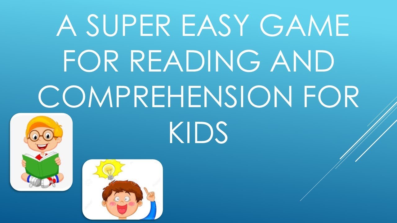 A SUPER EASY GAME FOR READING AND COMPREHENSION FOR KIDS
