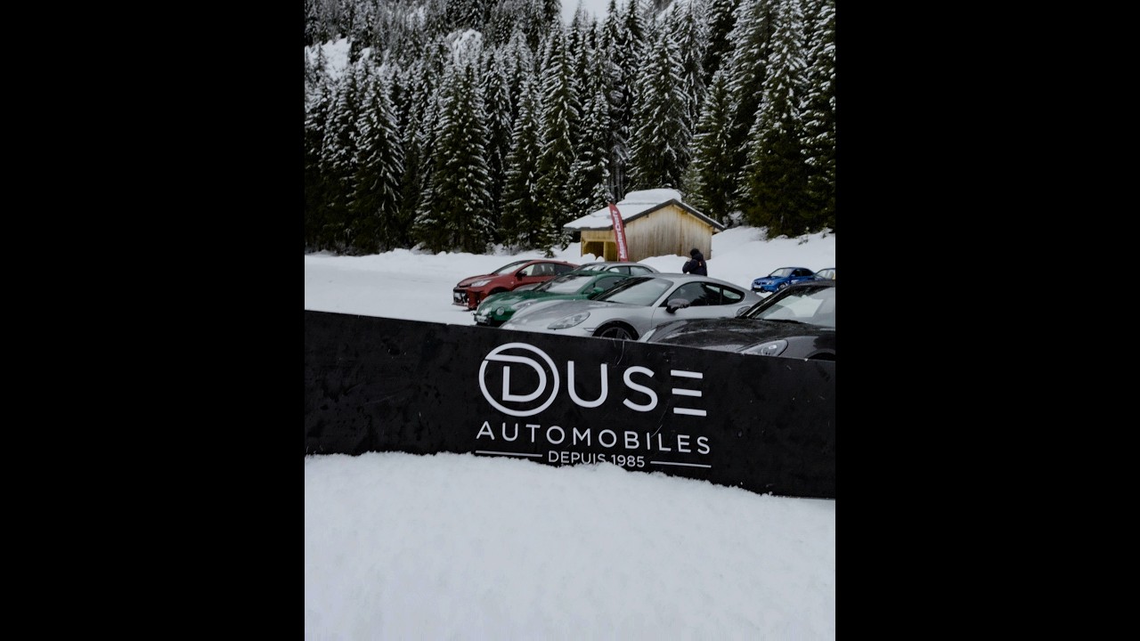Revivez notre cours de conduite sportive sur glace au circuit de Flaine du 12 février ! 🎬❄️