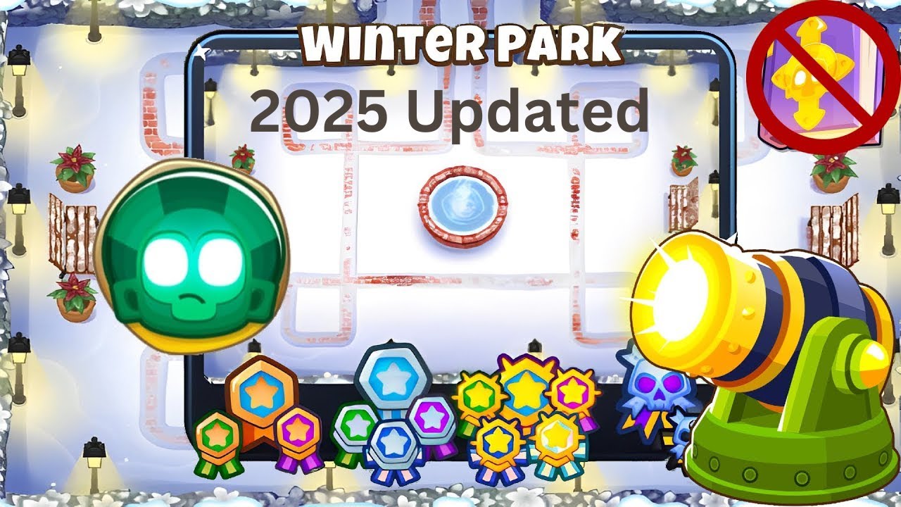 Winter Park [Impoppable] Guide | No Monkey Knowledge | BTD 6 (2025 Updated) 4K