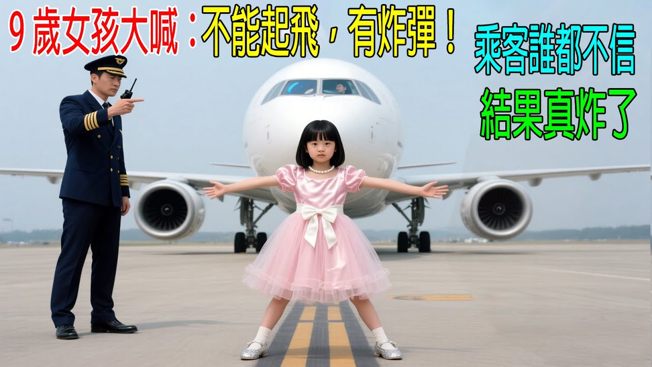 9歲女孩大喊：不能起飛，有炸彈！ 乘客誰都不信，結果真炸了！