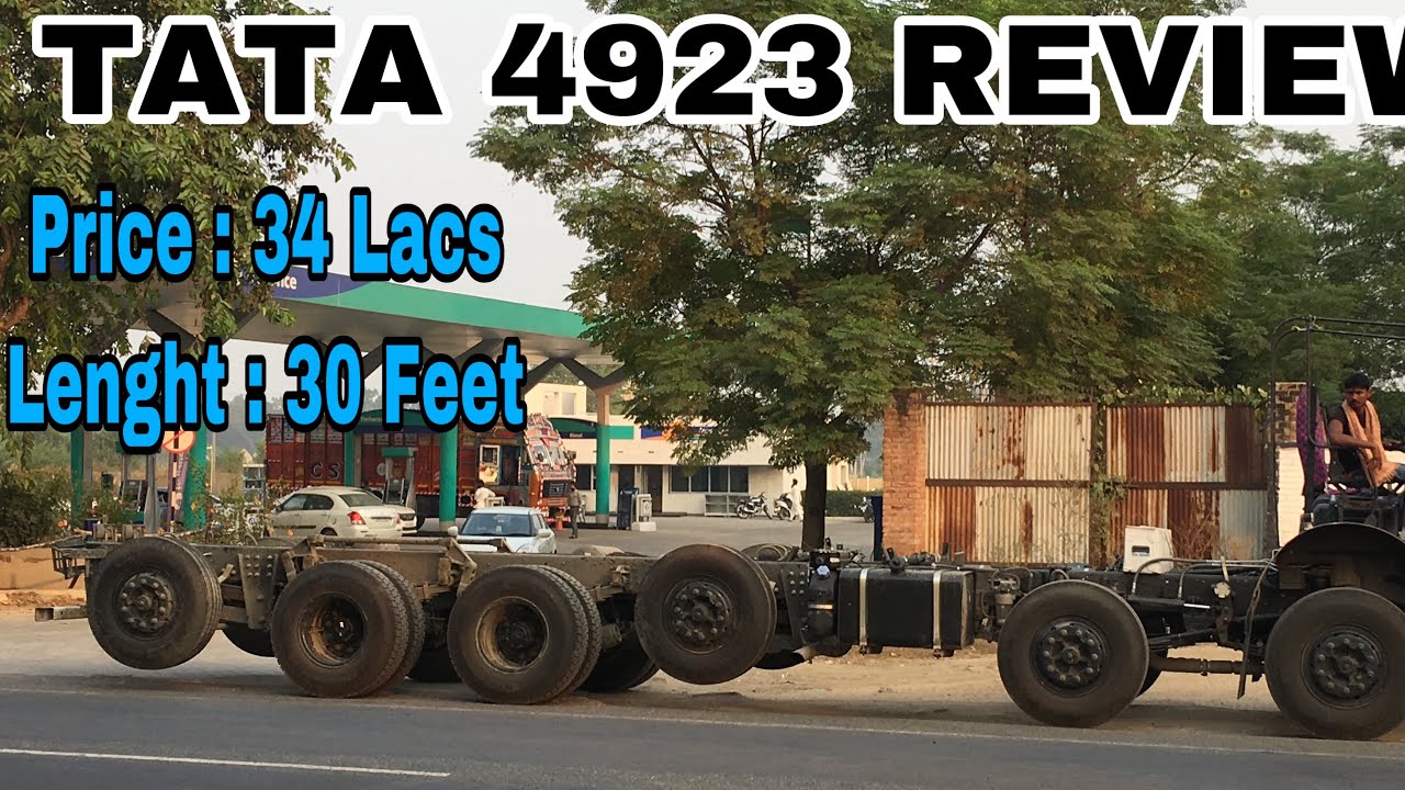 TATA 4923 16 WHEELER COWL CHASIS FULL REVIEW 2019