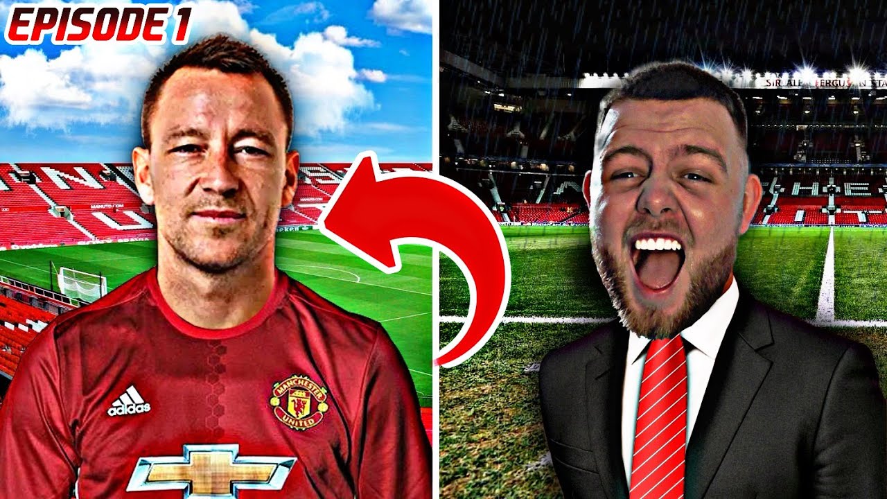 Signing JOHN TERRY for MANCHESTER UNITED?! DELVEY FIFA 17 career mode!!