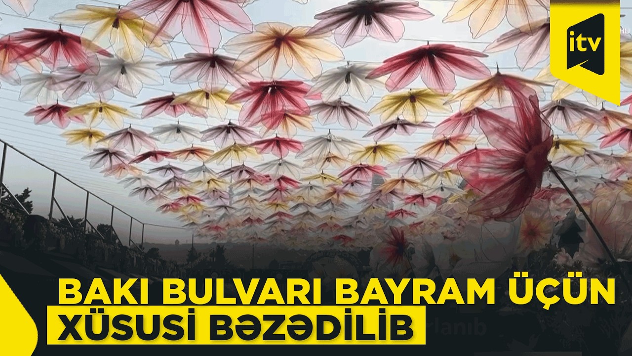 Paytaxt bulvarında bayram ab-havası: xüsusi guşə yaradılıb
