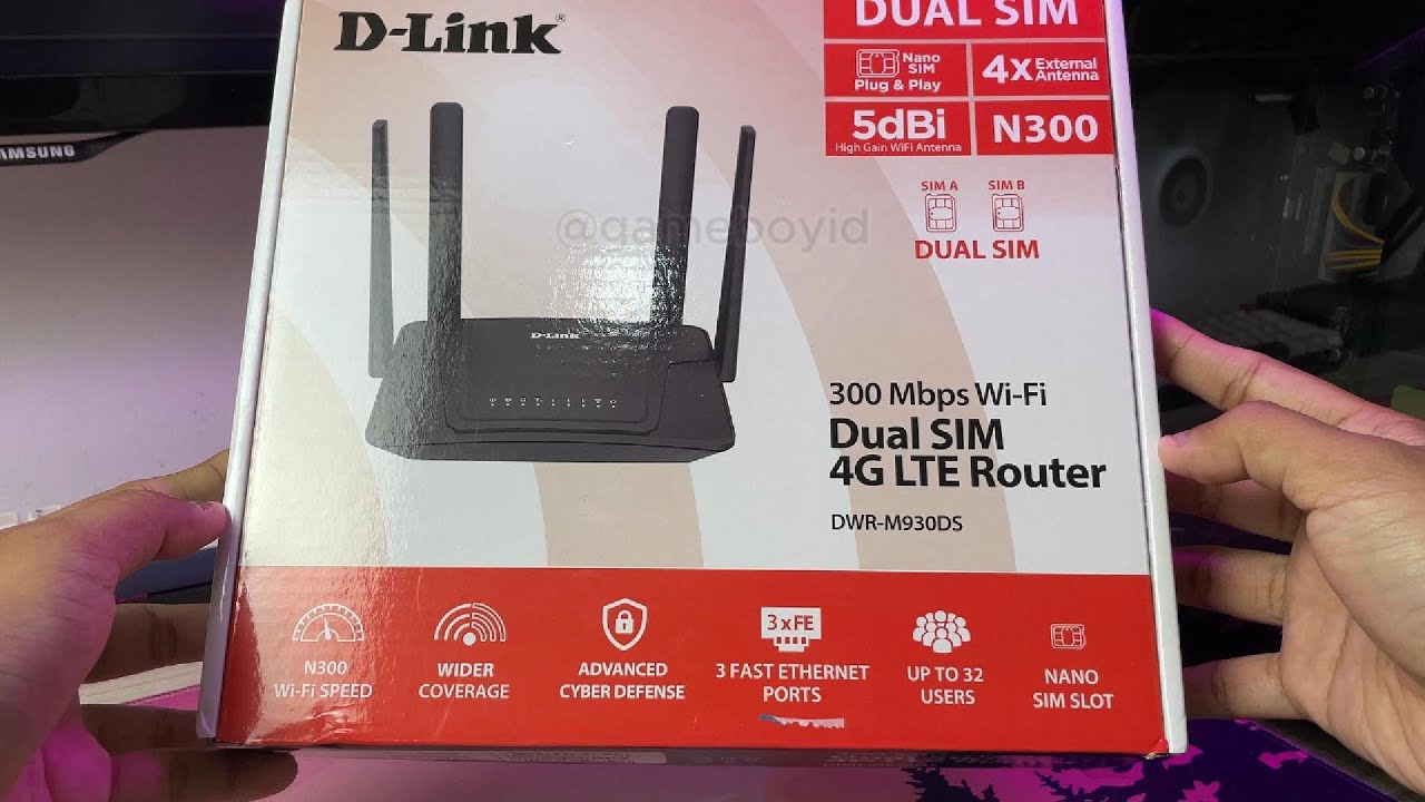 Dlink DWR M930DS Router dengan Dual SIM LTE pertama di indonesia