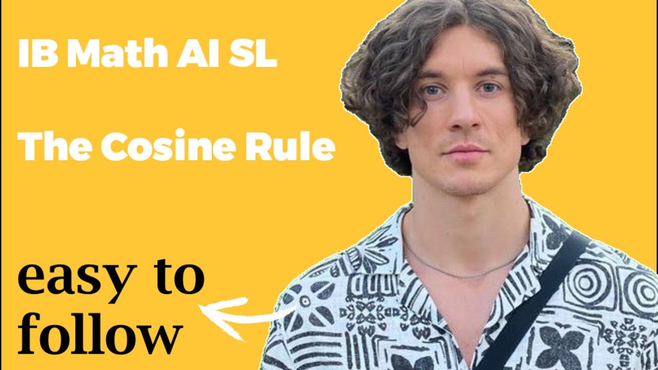 IB Math AI SL | Cosine Rule | Paper 1 November 2021 TZ0, ex 2