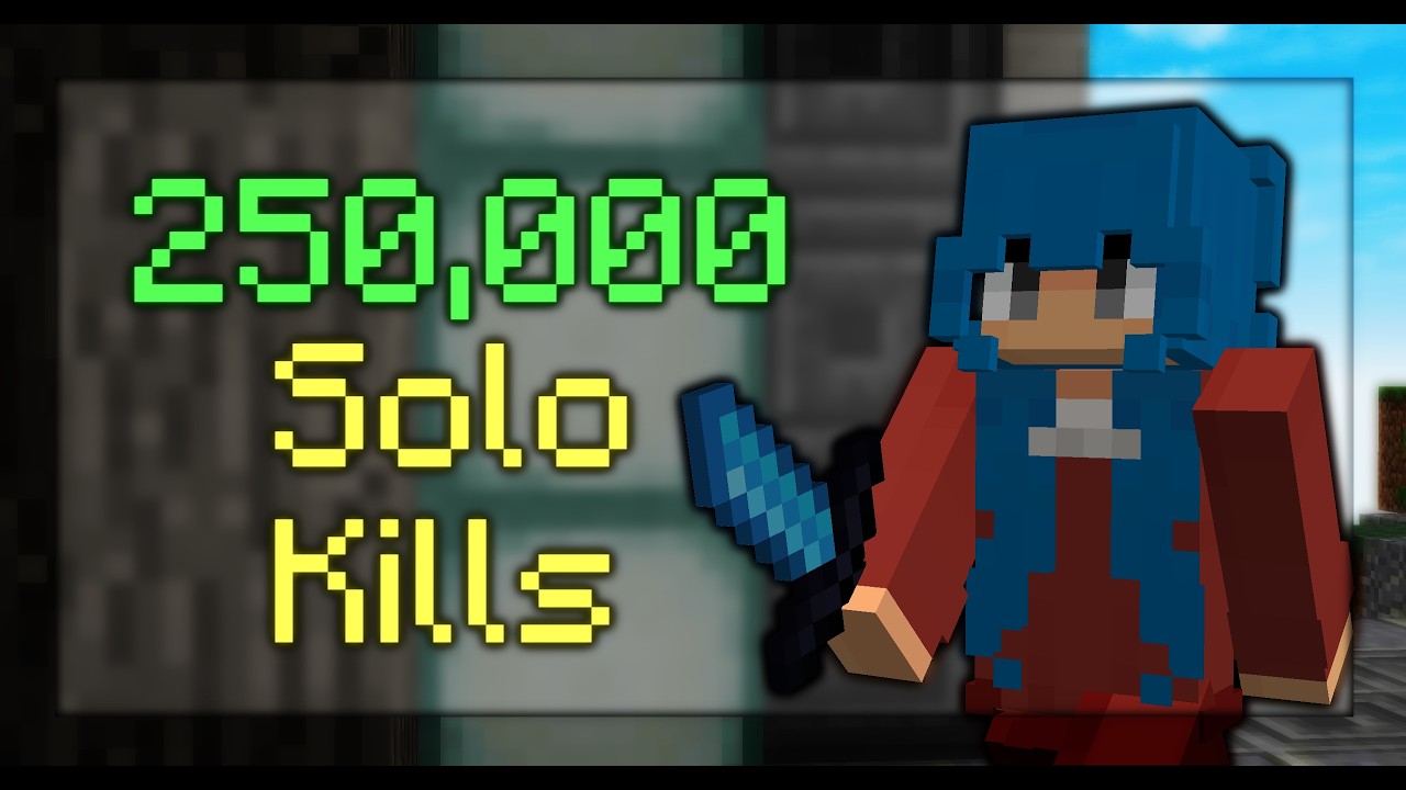 Hitting 250,000 SOLO Kills in Hypixel Skywars..