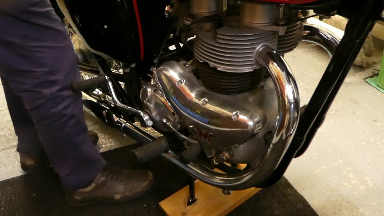 Matchless G12 engine run
