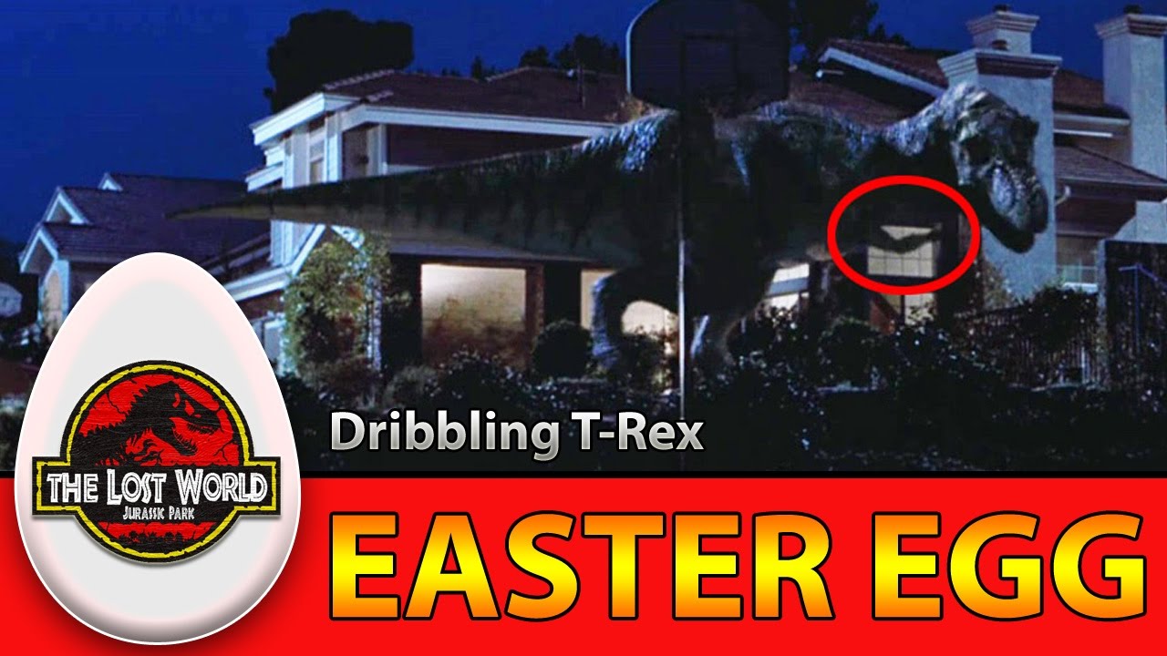 The Lost World: Jurassic Park || Dribbling T-Rex Easter Egg || Eggabase.com