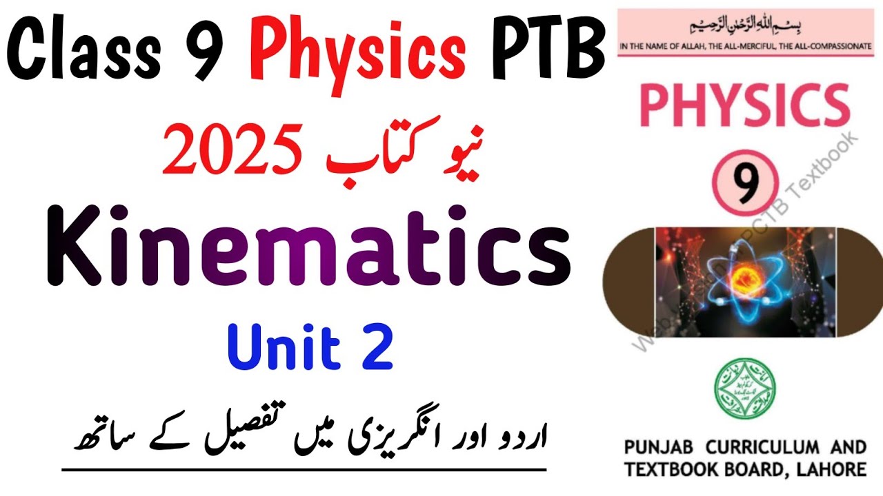 Class 9 Physics New Book PCTB | Unit 2 Kinematics Scalars & Vectors Class 9 Physics | Learning Zone