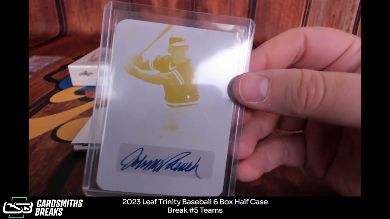 2023 Leaf Trinity Baseball 6 Box Half Case Break #5