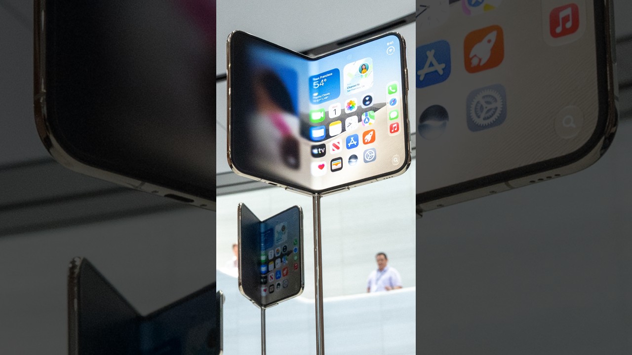 Take a look at the new foldable iPhone
