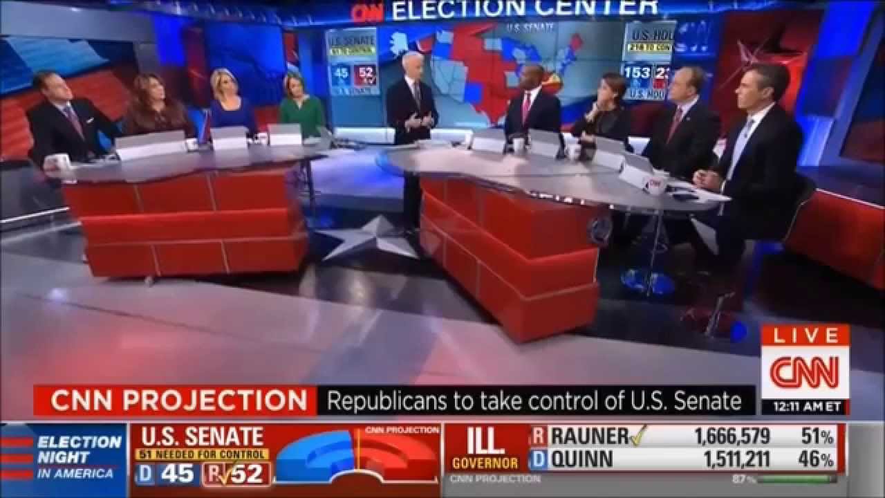 CNN's Election Night In America Coverage (Midnight Hour Only) 2/5
