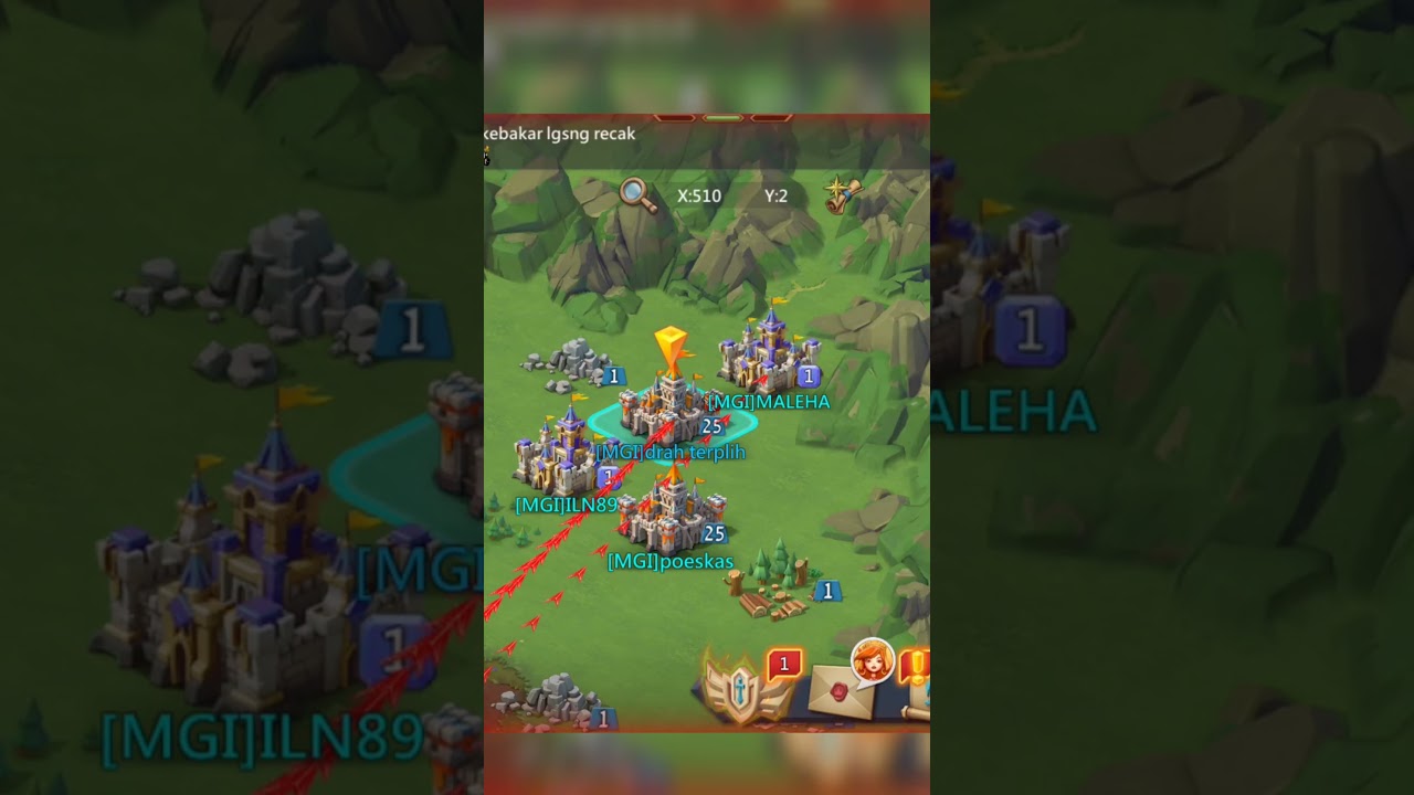 Super Mini Rally Trap (697 m) VS Titan..Lords Mobile
