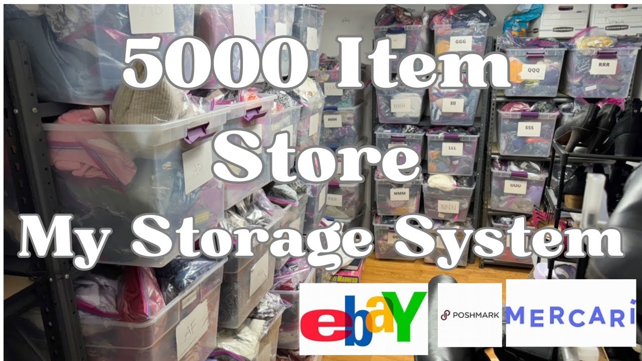 My Inventory Storage & Management | 5K Item Store Ebay Poshmark Mercari