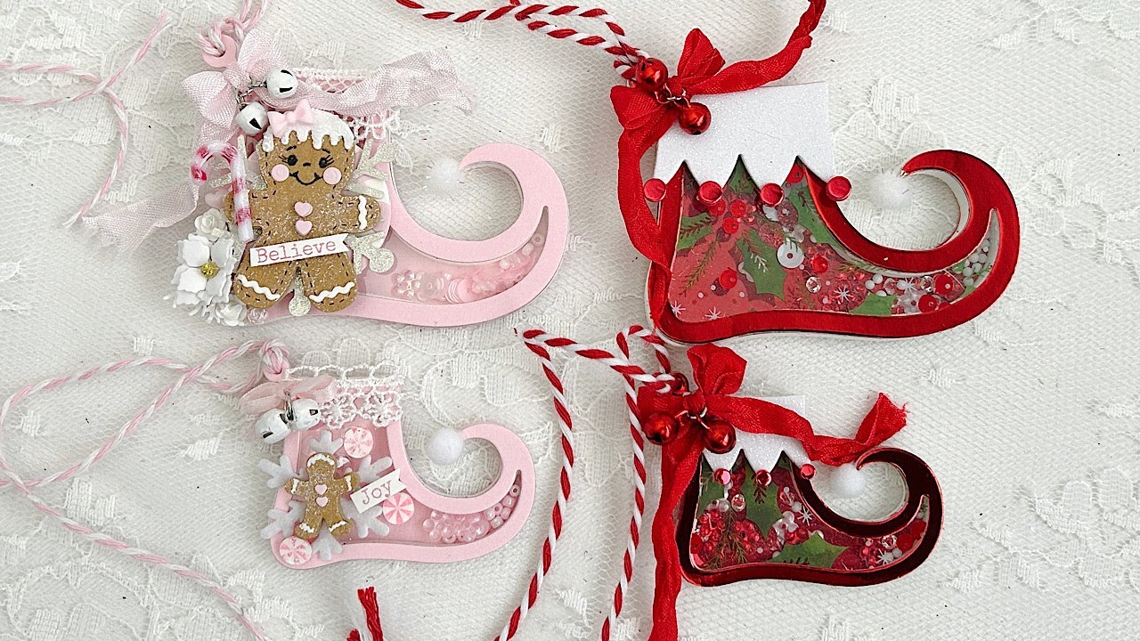 Scrap Diva Designs Elf Shoe Shaker @ScrapDiva29 #scrapdivadesigns