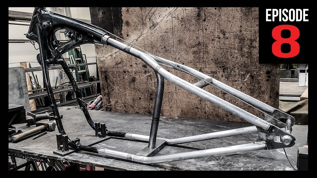 HardTail Frame Kit Install - Bobber Build - Episode 8