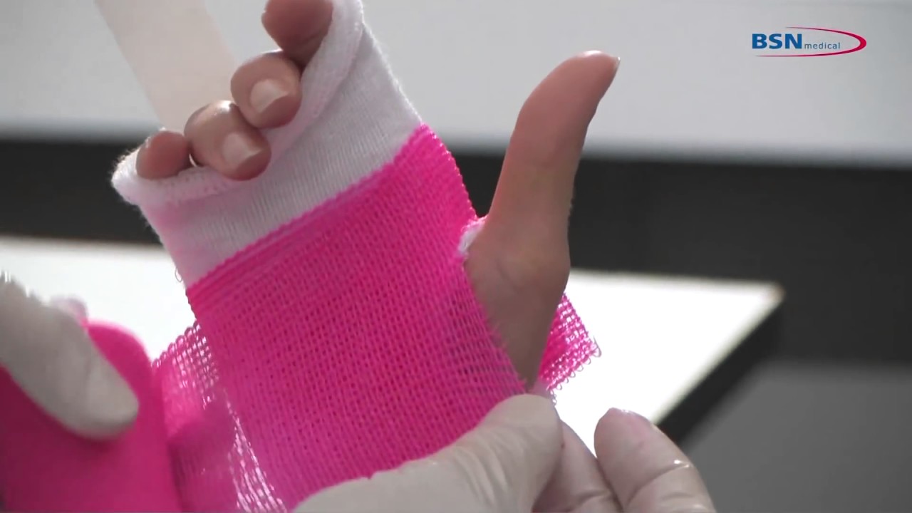 Synthetic casting Thumb spica application EN