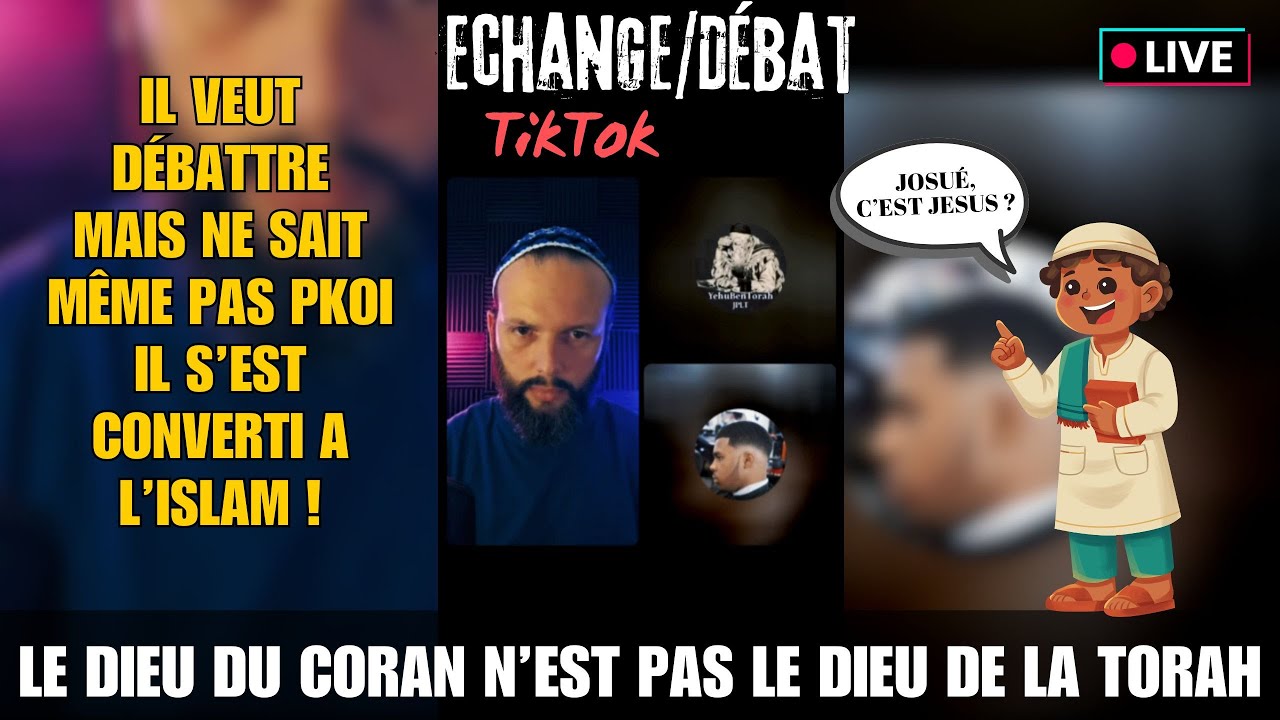 Il a voulu d&eacute;battre... musulman vs juif d&eacute;bat interreligieux JPLT