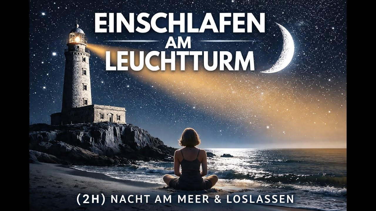 2 Stunden Leuchtturm am Meer ✨  Schlafmeditation für Ruhe & Vertrauen (Deutsch)