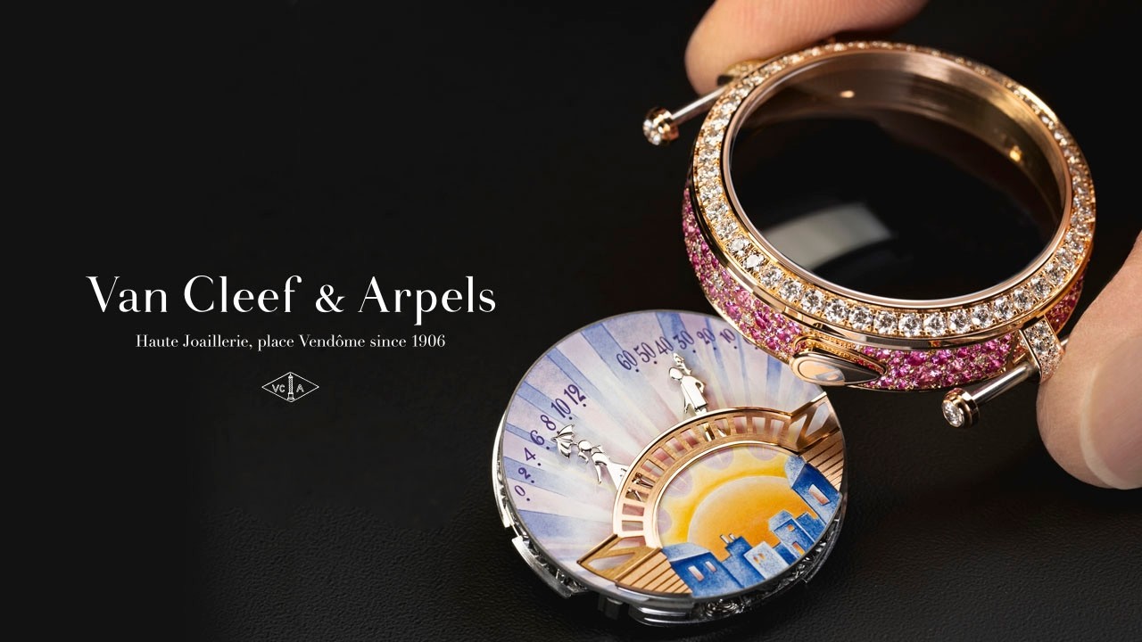 Van Cleef & Arpels' poetic vision of time | When a dial tells a love story 💙