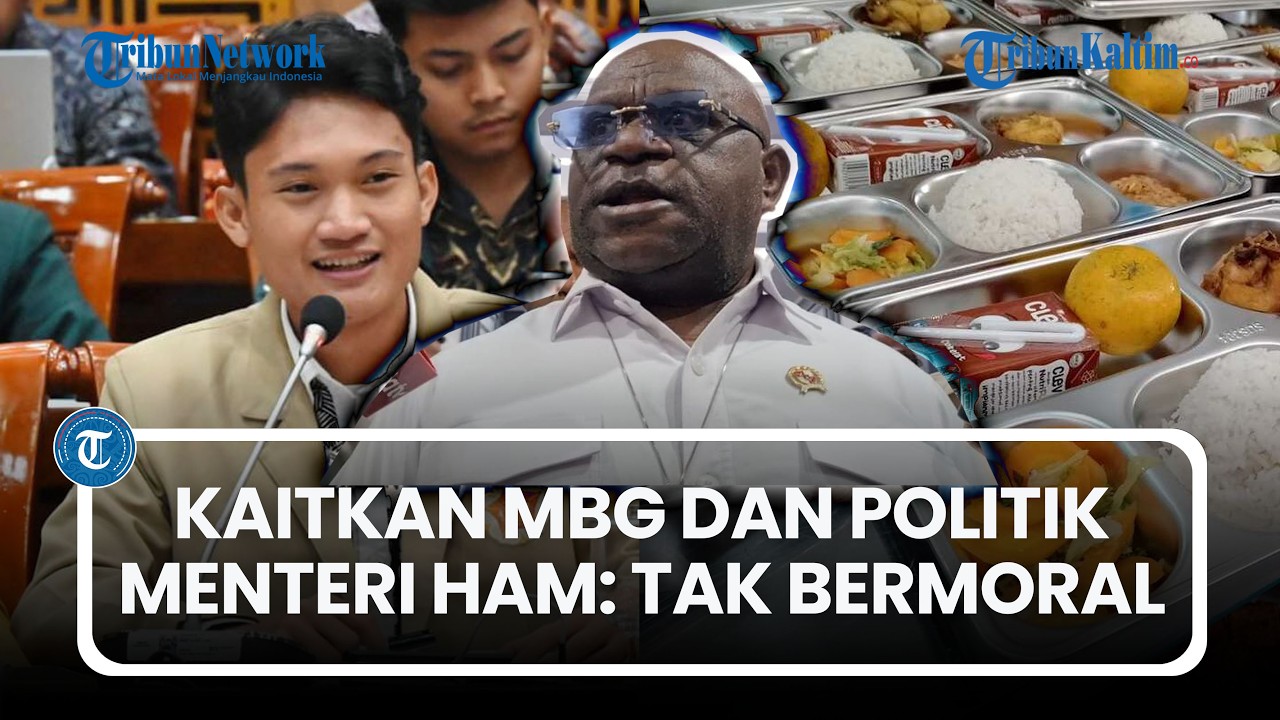 Respons Tak Terduga Menteri HAM Natalius Pigai Tanggapi Kritik Ketua BEM UGM Soal MBG