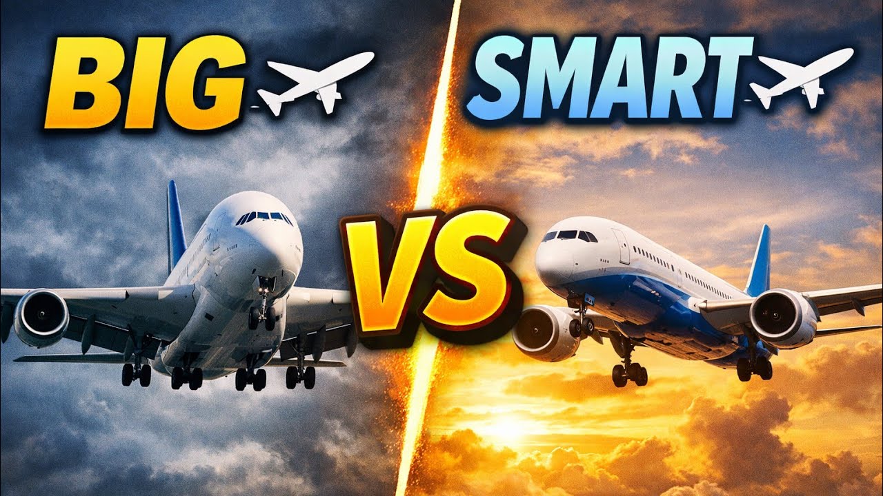 Big Plane vs Smart Plane: Why the A380 Failed and the 787 Won