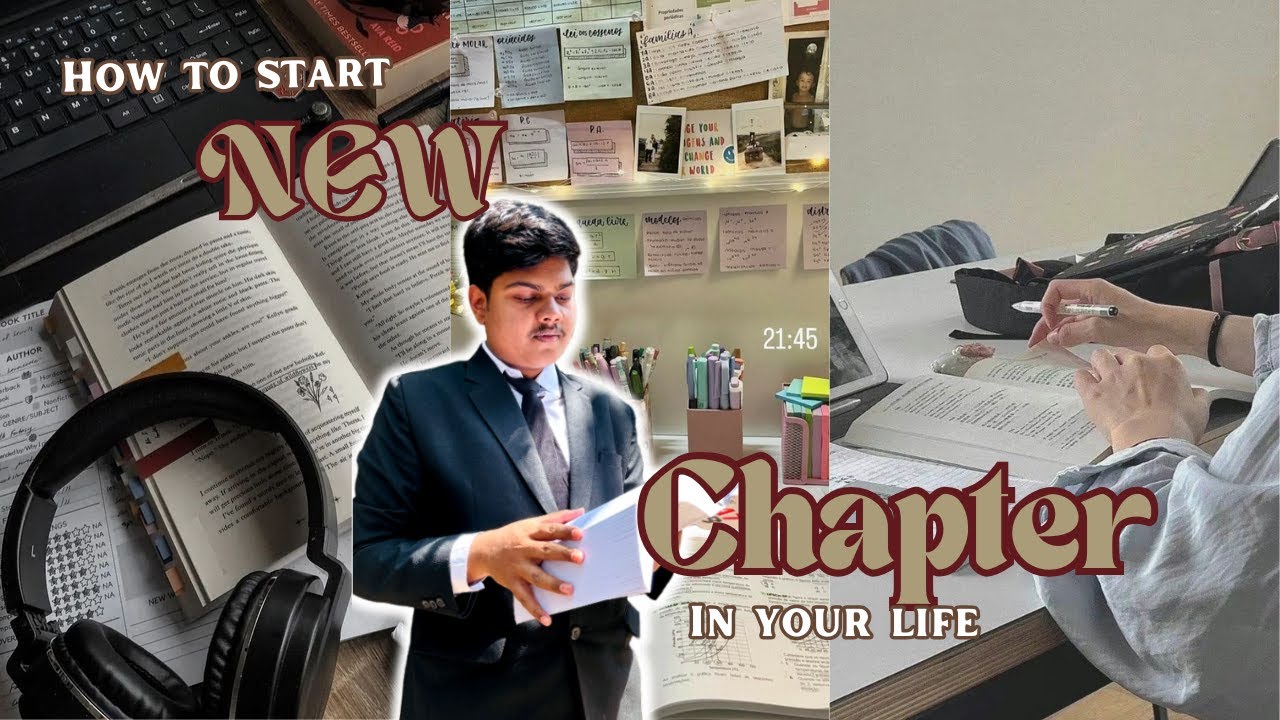 How to start a new chapter in your life✨️[ & Actually Stick to it]💜