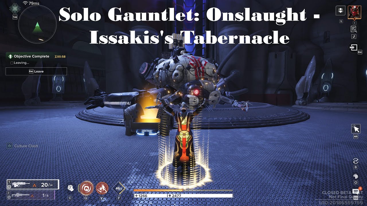Destiny: Rising (Closed Beta) | Solo Gauntlet: Onslaught - Issakis's Tabernacle (Raid Final Boss)