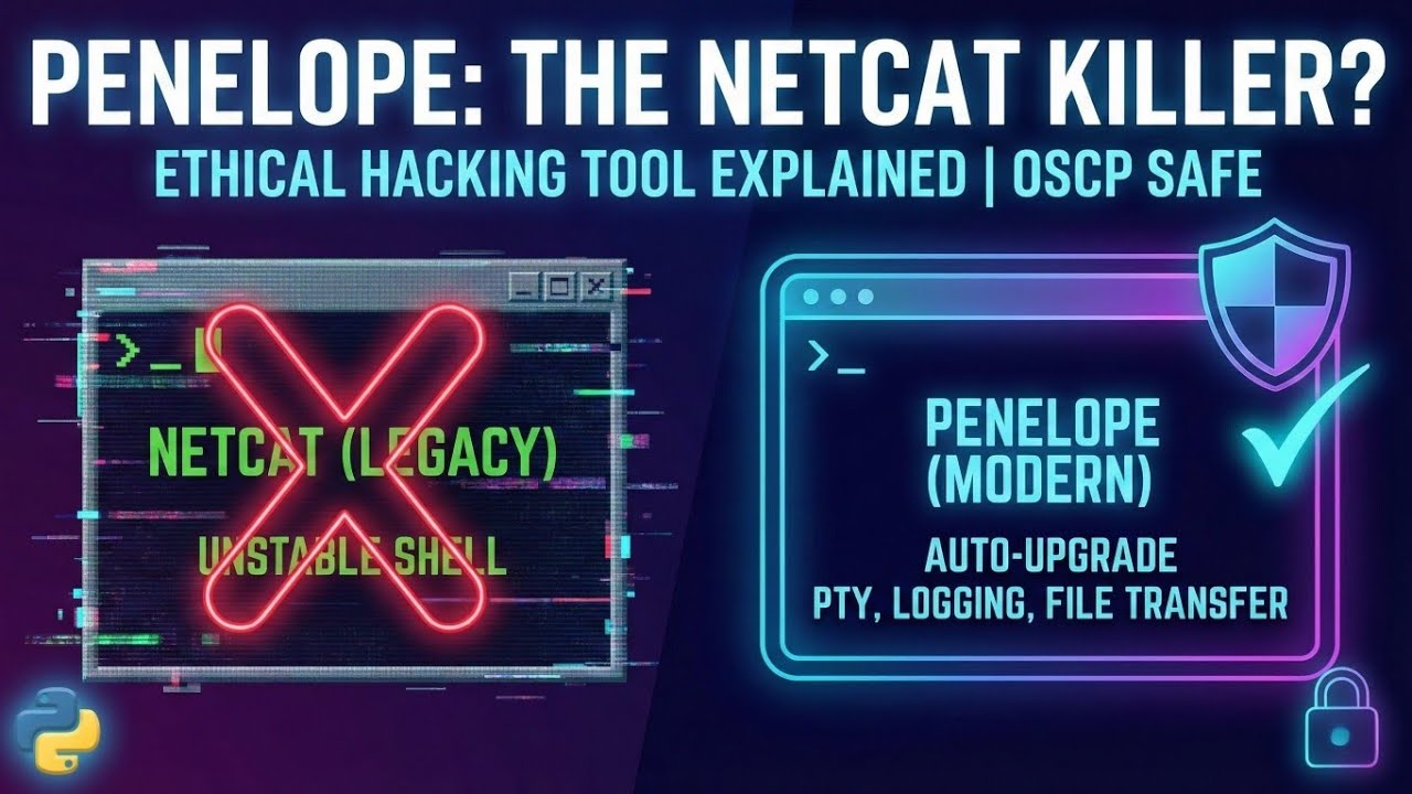 Penelope: The Ultimate Netcat Replacement? 🐚 (Ethical Hacking Guide)