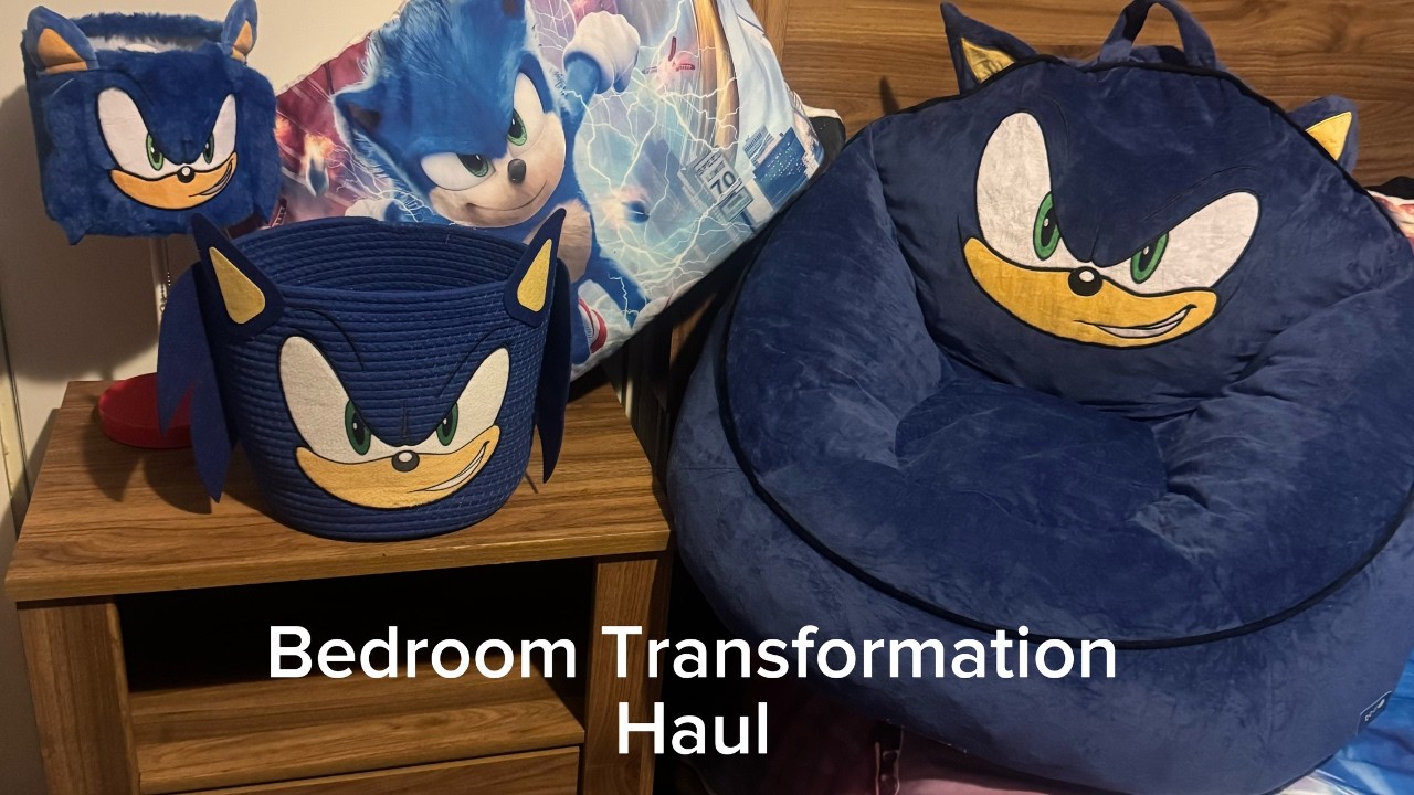 Elijah's Sonic Bedroom Transformation Haul