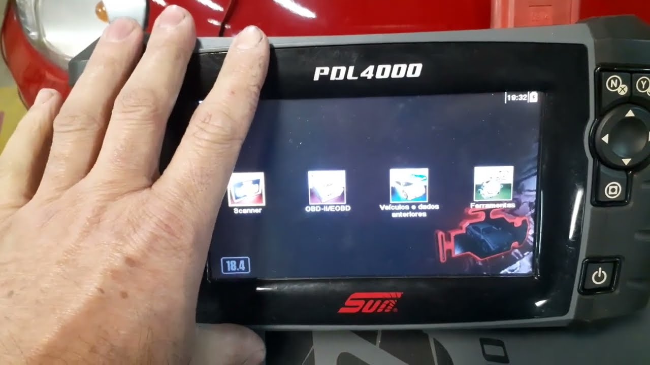 Scanner da Sun PDL 4000 navegando para conhecer as funções, parte 1.