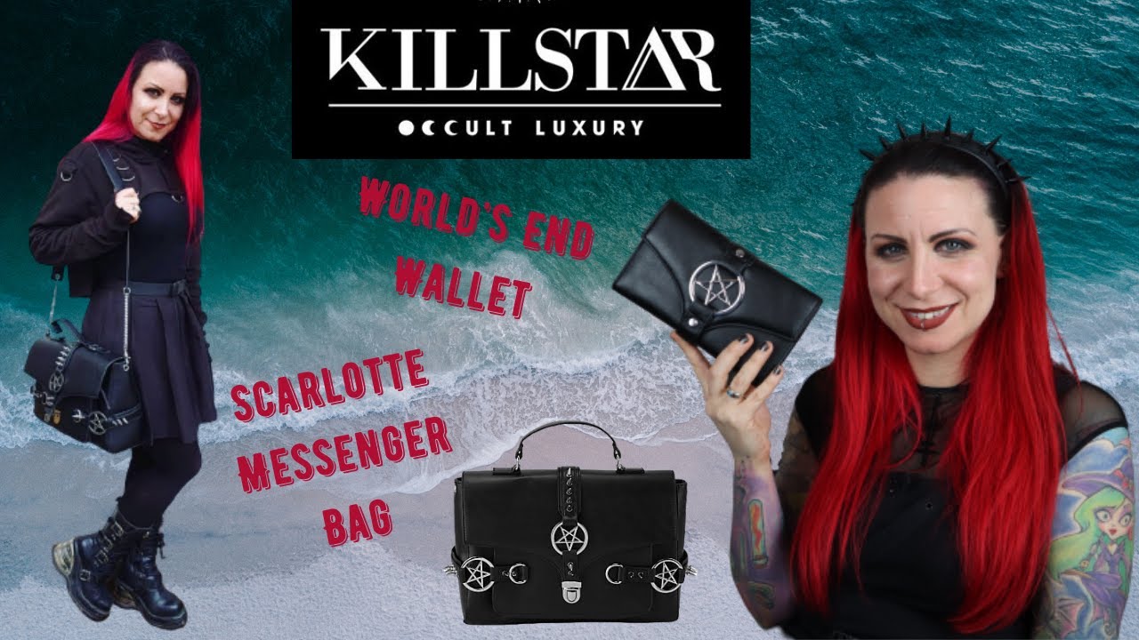 KILLSTAR BAG & WALLET REVIEW | World's End Wallet | Scarlotte Messenger Bag