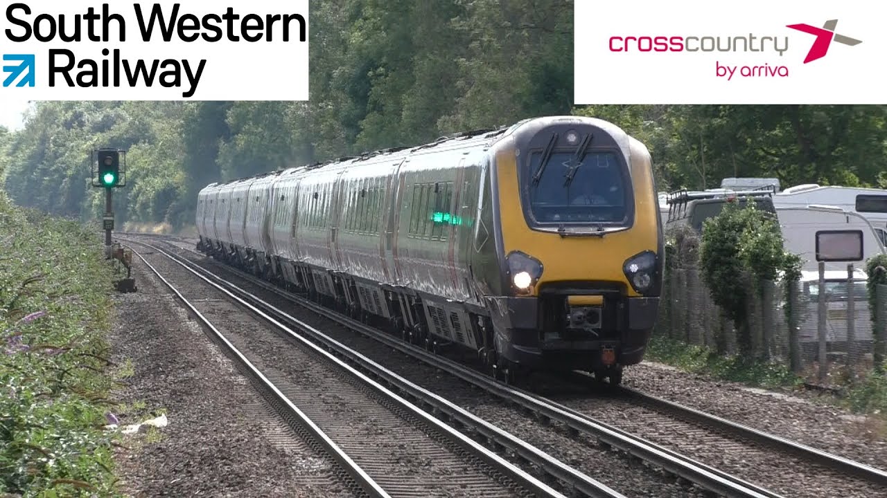 Trains at Shawford, SWML - 8th September 2021
