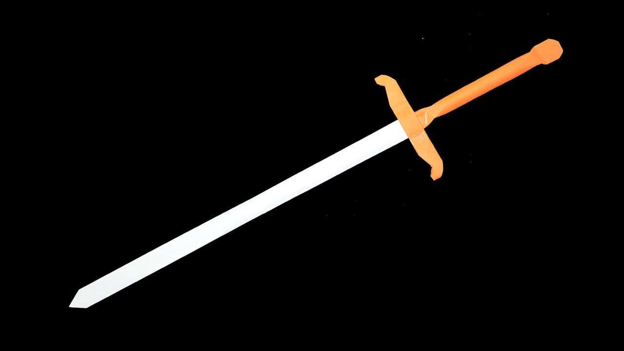 Como hacer una Espada de Papel   origami