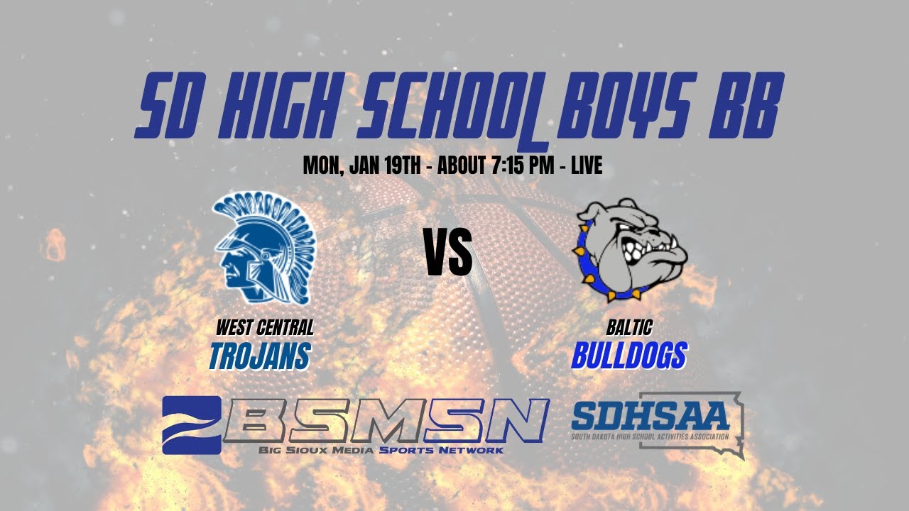 Baltic at West Central - Boys Basketball - 1/19/26