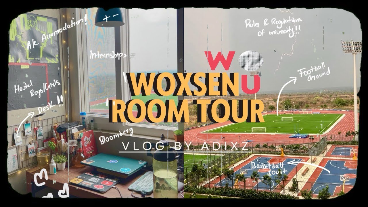 Hostel Room Tour 2025 🛋 | MBA Student | Triple Accommodation | Woxsen University